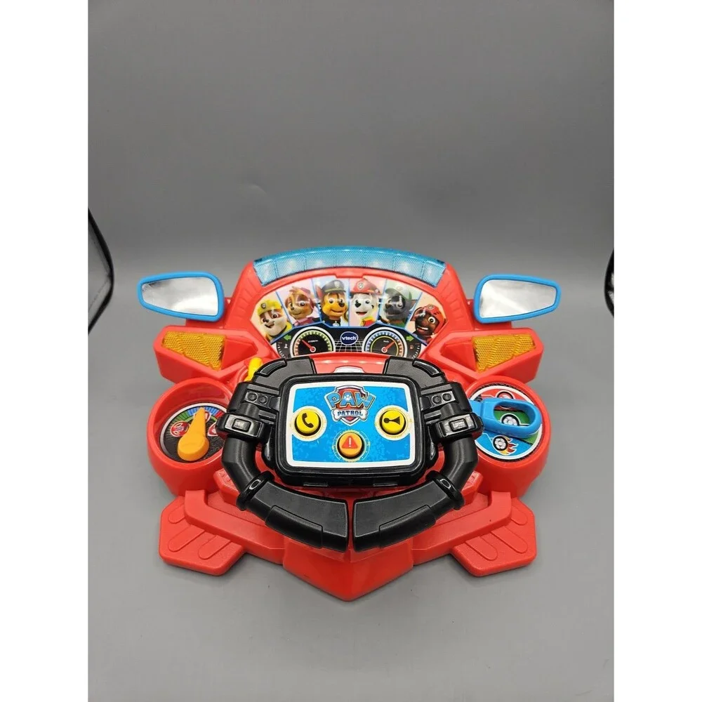 VTech PAW Patrol Rescue Driver ATV & Fire Truck Interactive Play Car Simulation